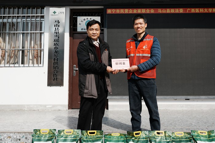 我院党委书记韦锦斌带队赴马山县里当瑶族乡龙琴村开展新春慰问走访活动 第 3 张